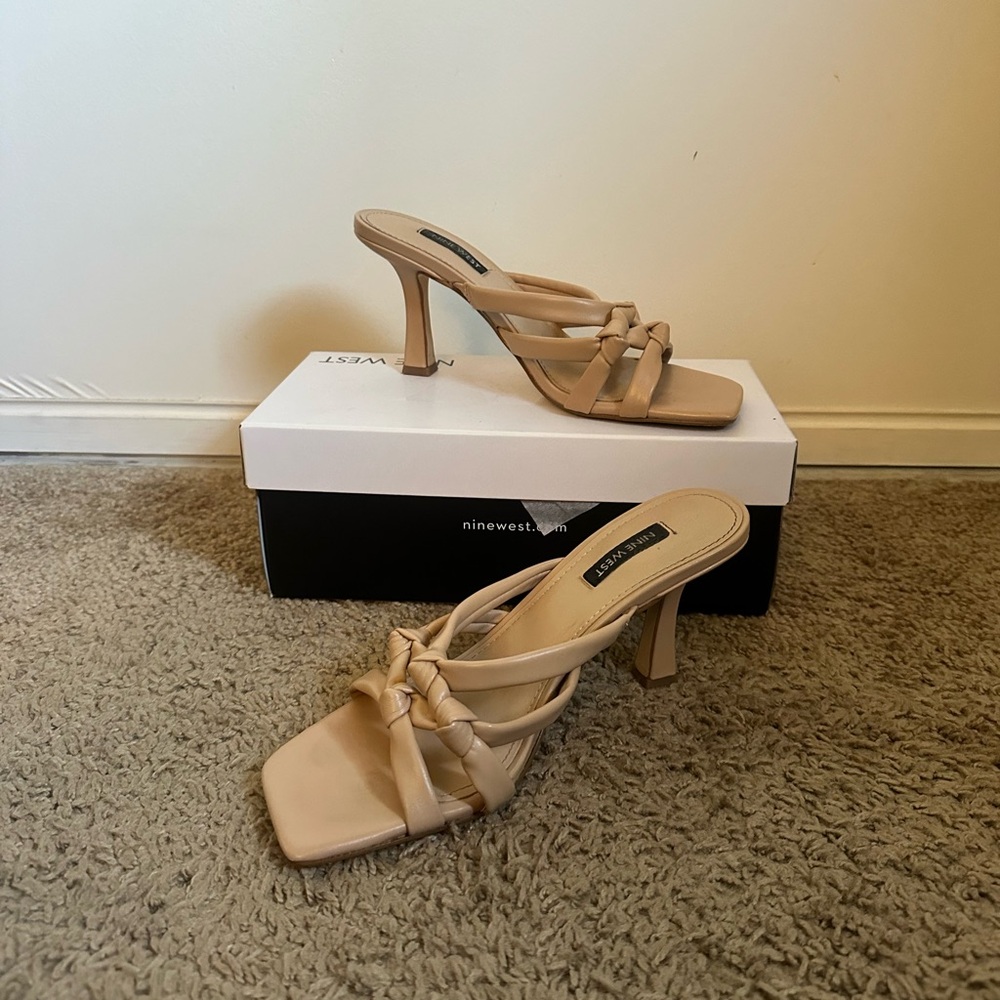 Nine West Women's Tan Heeled Sandals